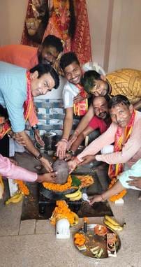 Kalash Yatra was taken out in Milak