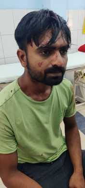 Two sides clashed with sticks over a minor altercation.