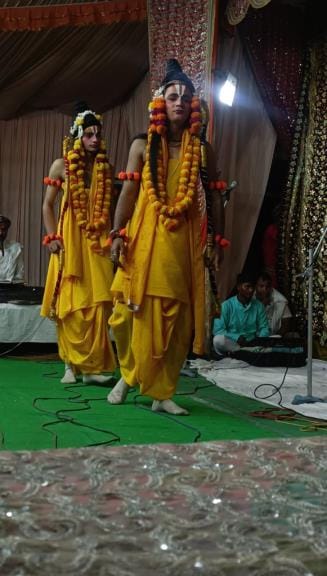 The Ramlila enacts the abduction of Sita and the killing of Bali.
