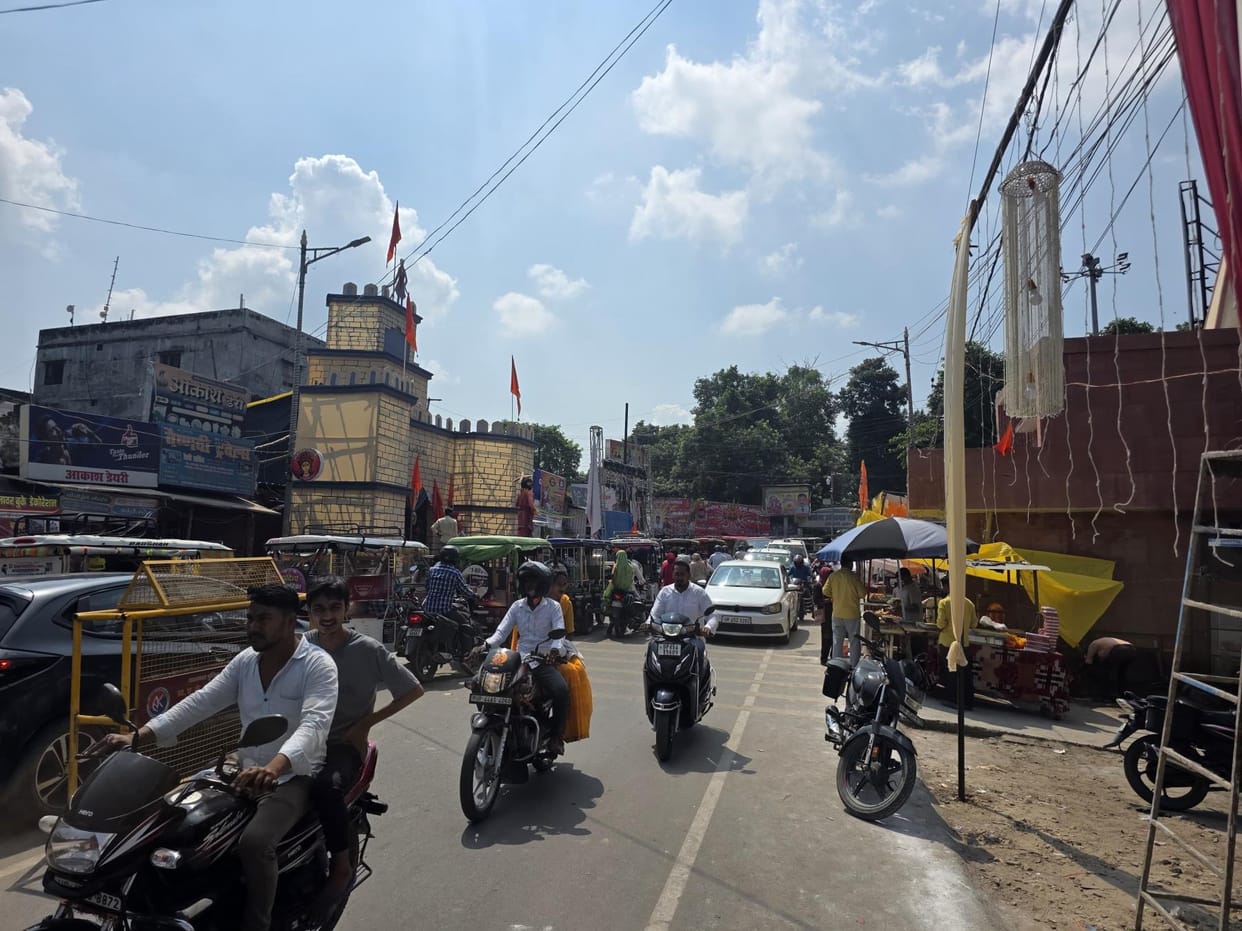 Three roads in the city have been declared no-vehicle zones, with barriers installed at seven locations