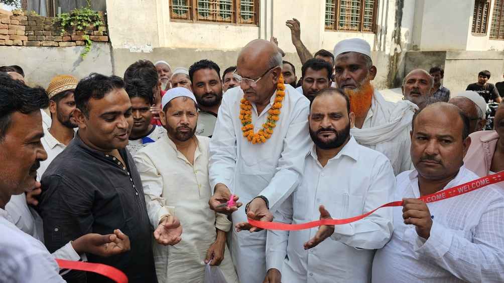 MLA inaugurated the road