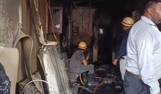 Fire breaks out in Finance Bank, staff rush to safety
