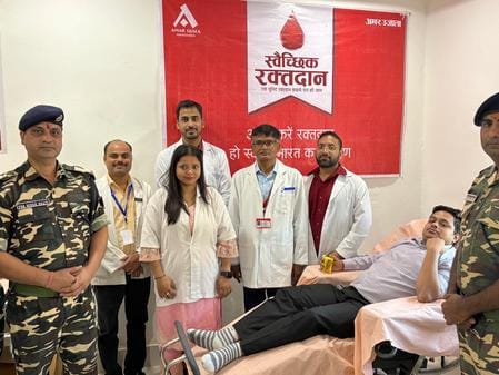 Blood donors became great donors, SSB soldiers also cooperated.
