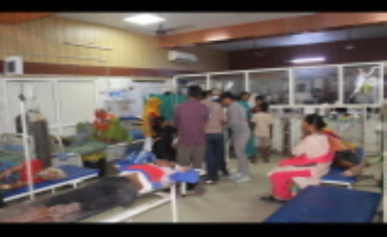 OPD closed, patients who came for blood tests returned