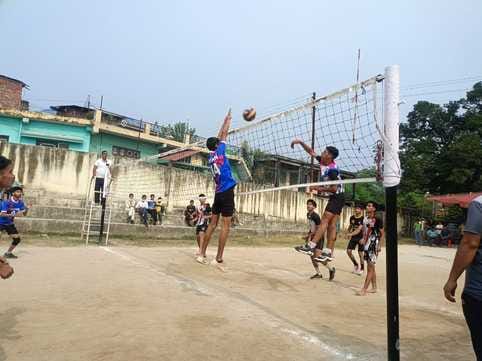 Swarghat zone became the winner in badminton and Barthin zone in volleyball.