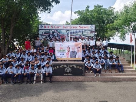 Students visited the Government Polytechnic