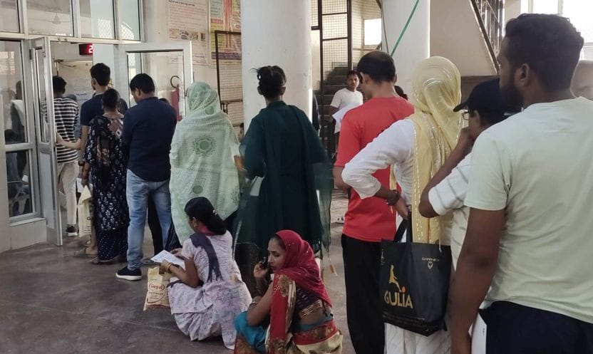 Changing weather is making people sick, patients are queuing up at the hospital