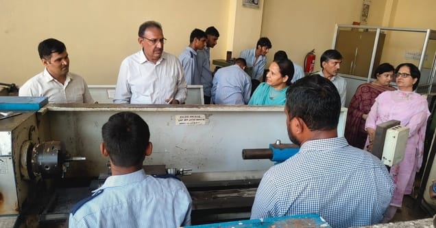 Importance of skill development explained by surprise inspection of ITI