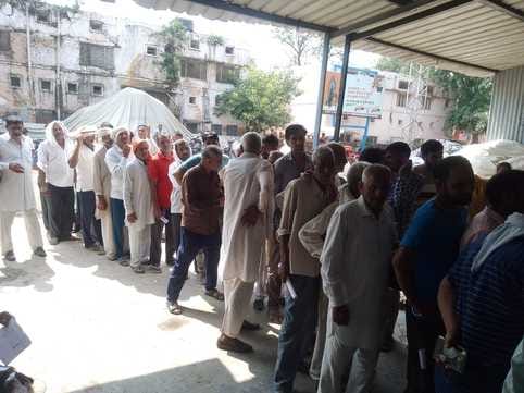 Fertilizer distribution system is bad, token number today, fertilizer tomorrow