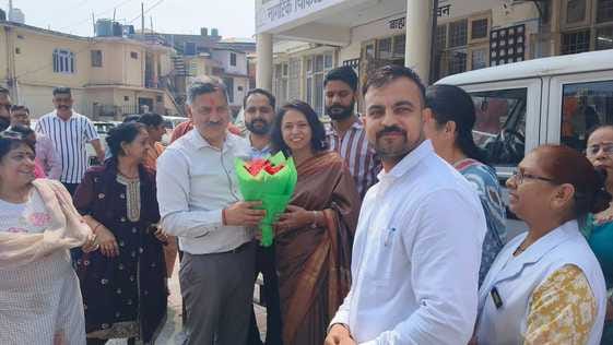 Minister Dharmani inaugurated the blood storage unit at Ghumarwin Hospital.