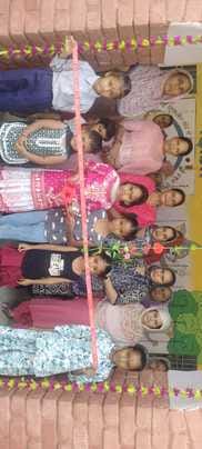 Inaugurated the renovation of play school building in Hathira