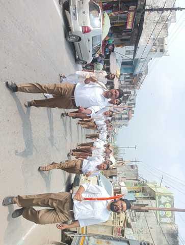 Volunteers were informed about the activities of the Sangh.