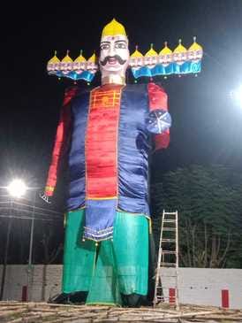 Ravana will be burnt at 95 places, the tallest being 90 feet in Renukoot.