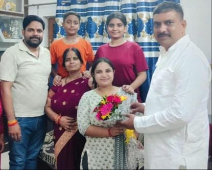 Vibha achieves 8th rank in country in ISS