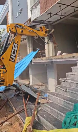 GDA demolished illegal construction
