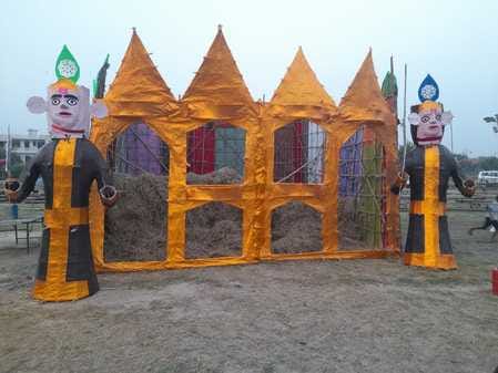 Ravana's clan will be burnt at five places in the city today at 6.2 pm.