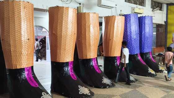 An 80-foot-tall effigy of Ravana will be burnt in Tejli village.