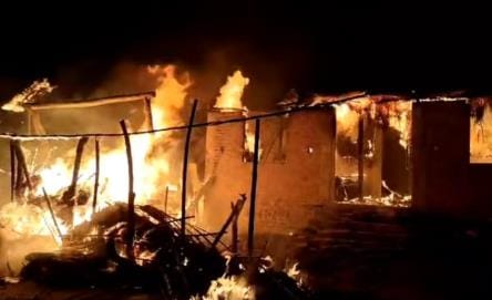 Four houses burnt in Dalit settlement
