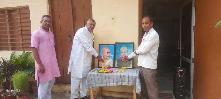Gandhi and Shastri Jayanti celebrated with great pomp