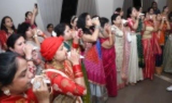A glimpse of the culture seen in Dandia, Garba