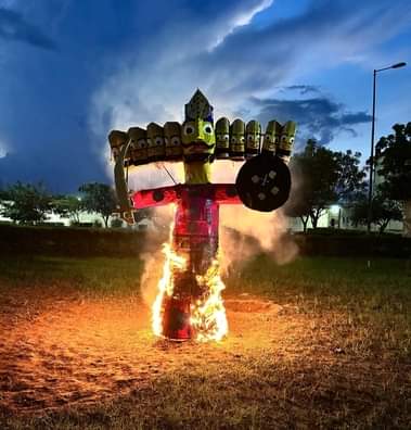 Dausa News: Dussehra Celebrated Amid Jai Kars of Lord Ram, Ravana Burned to Mark Victory of Good Over Evil