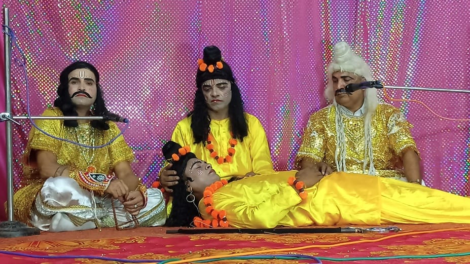 Hanuman brought the Sanjivani herb and saved Laxman's life.