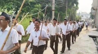 Vijay Dashami celebrations were held at 15 places on the centenary year of the RSS.