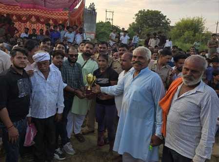 Tanu wrestler wins the wrestling match