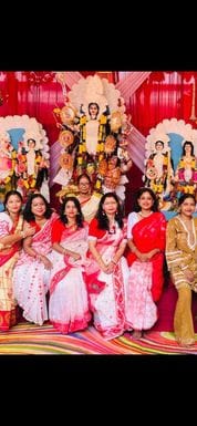After Sindoor Khela and traditional Dhak Dhunuchi dance, Goddess Durga was immersed.