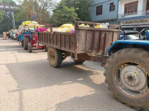 Farmers are worried as the government procurement of millet has not started.