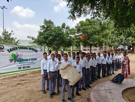 Cleanliness drive launched in Sainik School