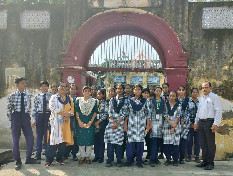 Diksha's team was first in essay writing and Deepti and Navya's team was first in quiz competition.