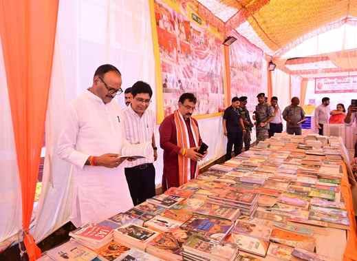 Gandhi book fair at charbagh
