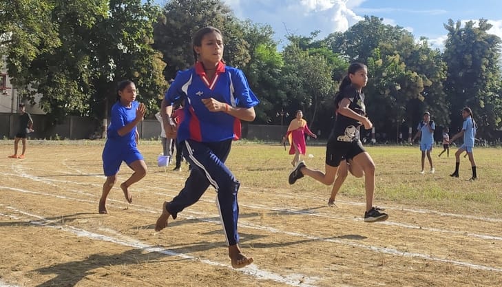 Reshmi was first in the 800 meter race and Ashutosh was first in the long jump