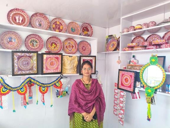 Jaya has made Aipan art a strong source of livelihood.