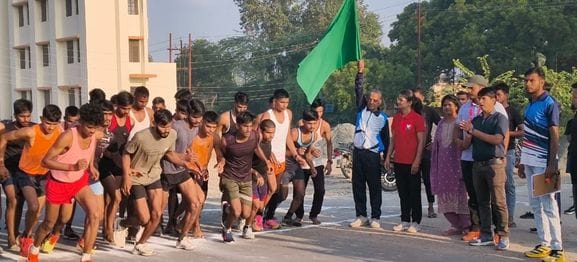 Keshav and Kajal won the cross country race.