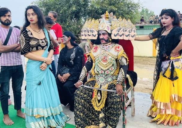 Vijayadashami procession taken out in traditional manner in Kanth