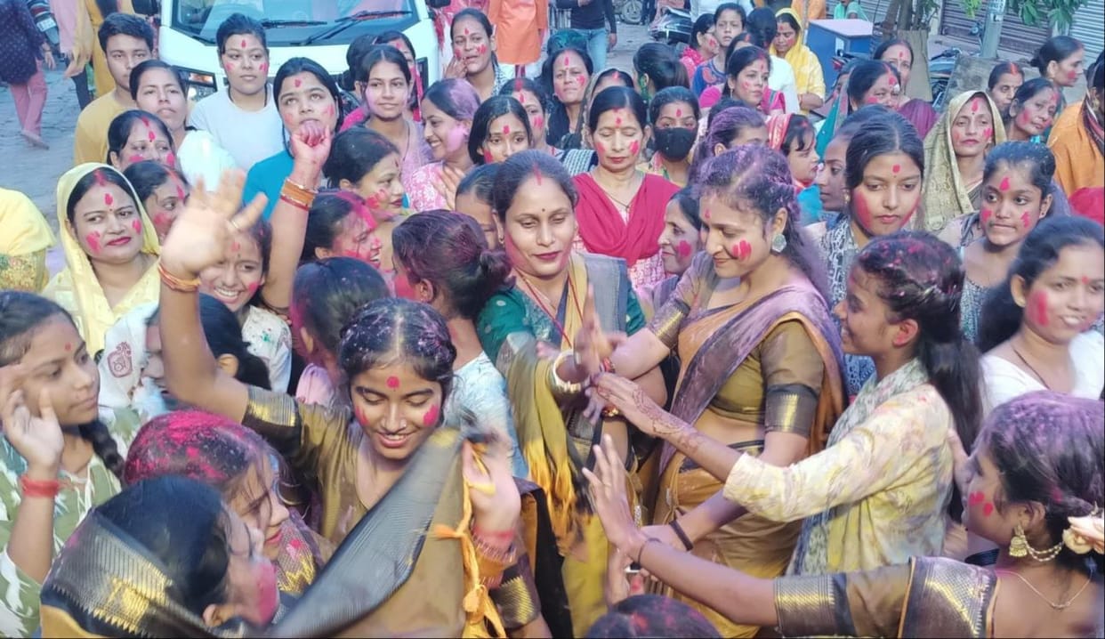 Farewell to Goddess Durga with Sindoor Khela