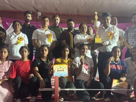 Marwari School won the title by winning eight medals in weightlifting.