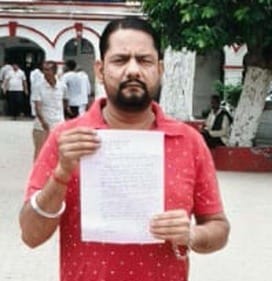 Footpath dug up and left, BJP leader injured when bike skids