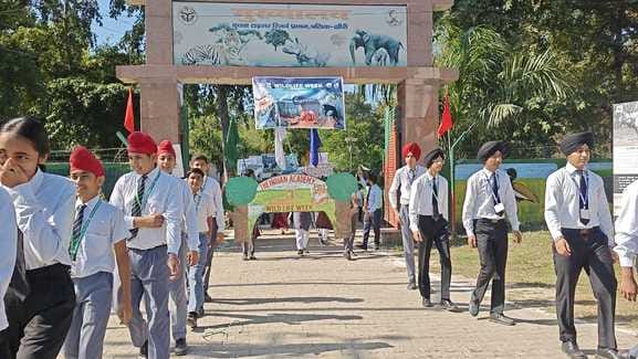 Awareness was created about forests and wildlife by organizing a rally.