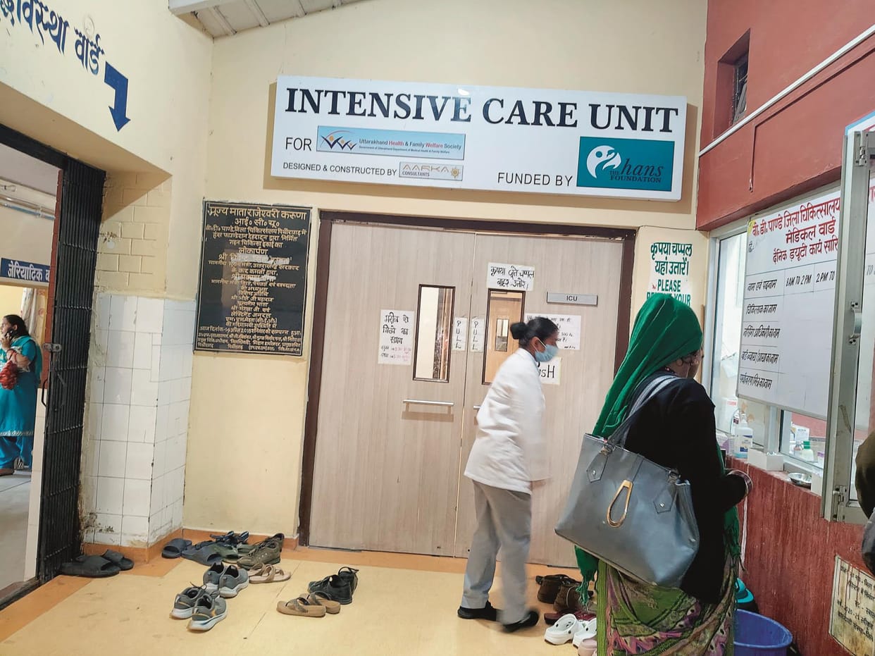Health workers could not be deployed for the donated ICU