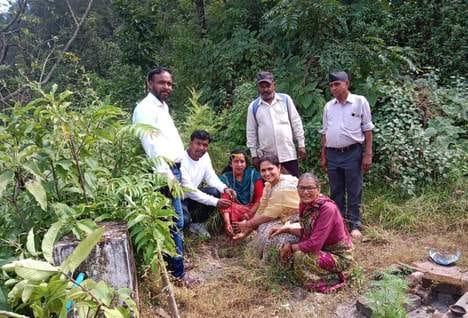 Awareness was created by planting Rudraksha saplings