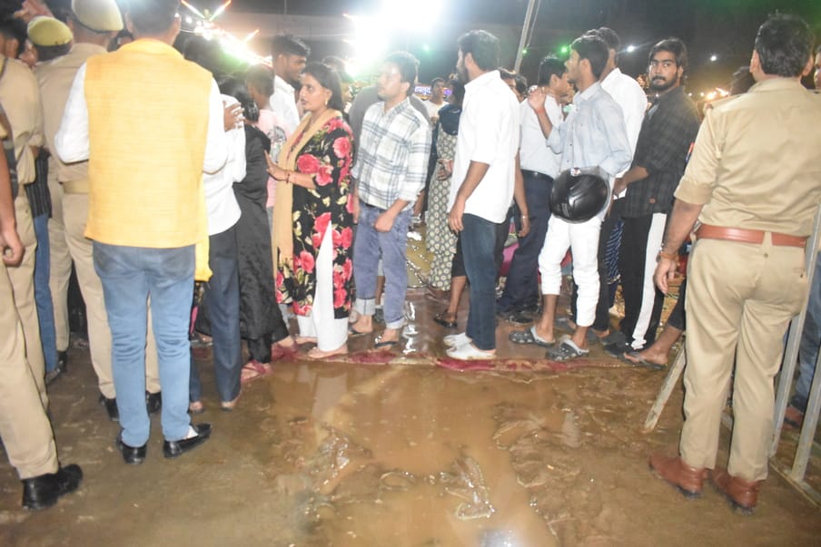 30 minutes of rain causes waterlogging in Gymkhana, Ramlila and Bhaisali grounds