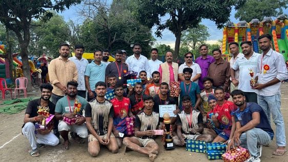 Gopiyan Club Dhakherwa defeated Khairigadh to win the Kabaddi competition.