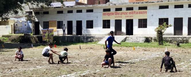 Babrala's team hoisted the flag in Kho-Kho
