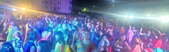 Dandiya festival showcases a confluence of dance and devotional songs