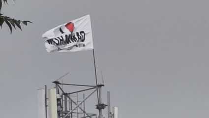 I Love Mohammed flag hoisted on mobile tower, police removed it