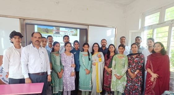 New office bearers of College Student Council Association took oath
