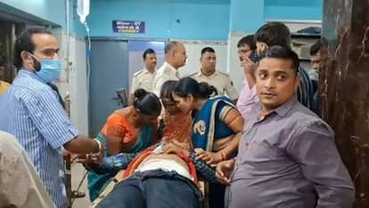 घायल सदर अस्पताल में भर्ती